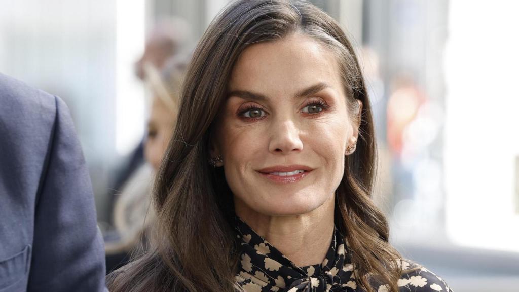 La Reina, a su llegada a las Cortes.