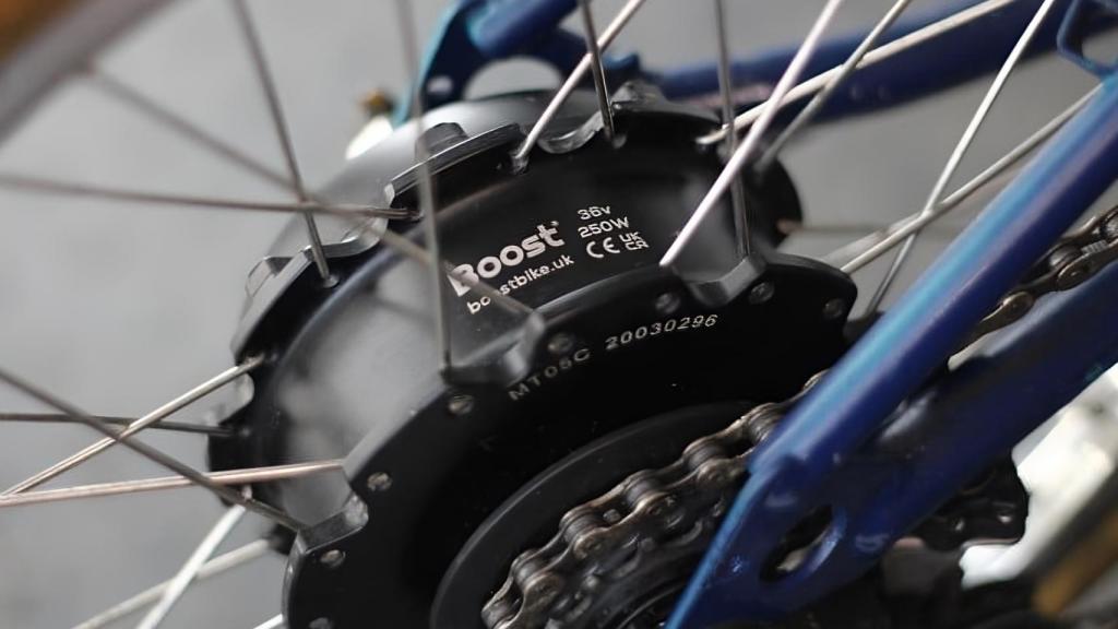 El motor de buje trasero de Boost
