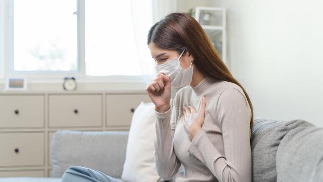 Imagen de archivo de una paciente con Covid