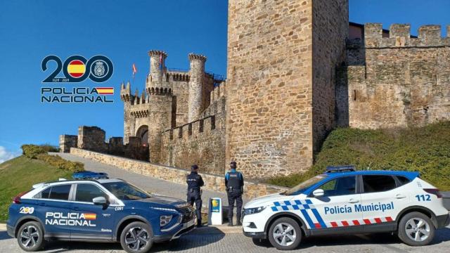 La Policía Nacional de Ponferrada  y Policía Municipal proceden a la detención de tres hombres