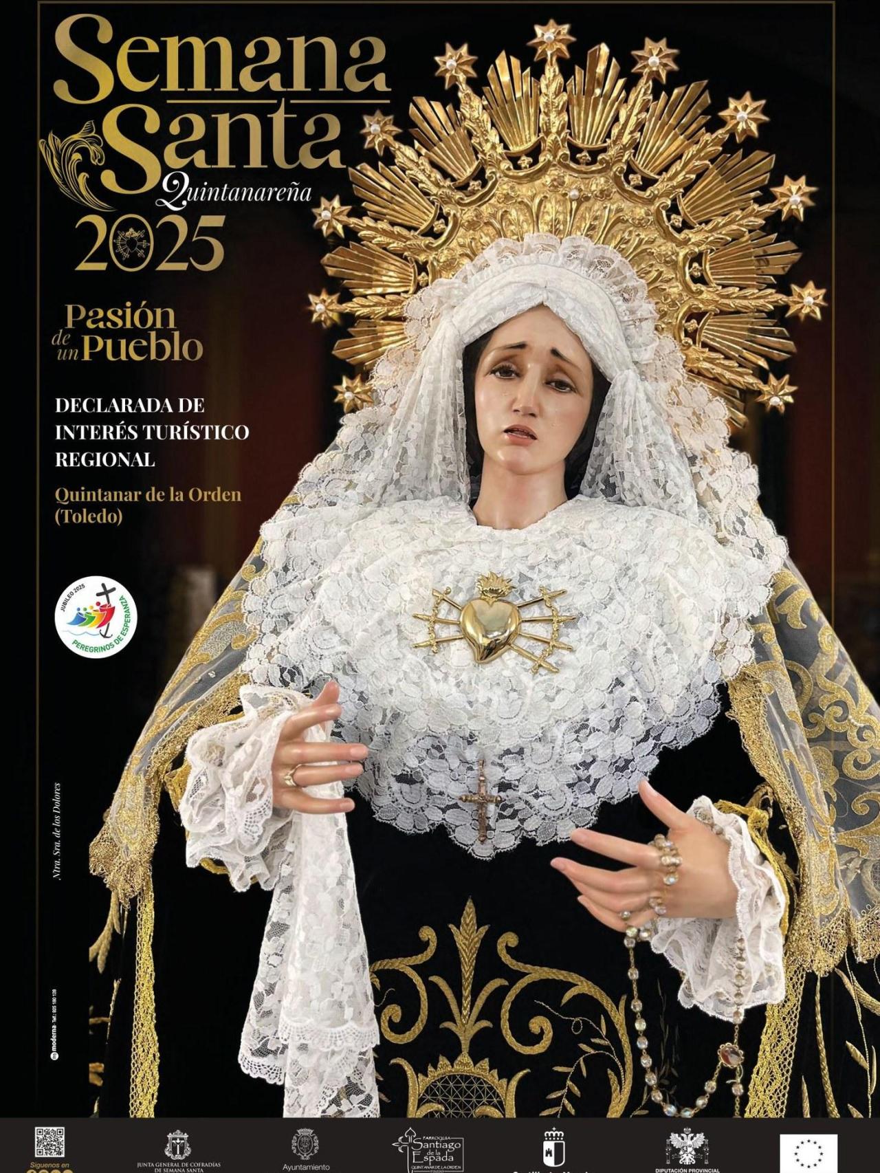 Cartel de la Semana Santa de Quintanar de la Orden 2025.