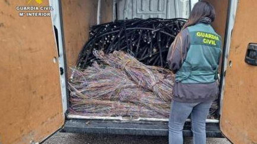 La Guardia Civil desarticula varios grupos especializados en robos de cable tras una intensificación de operativos