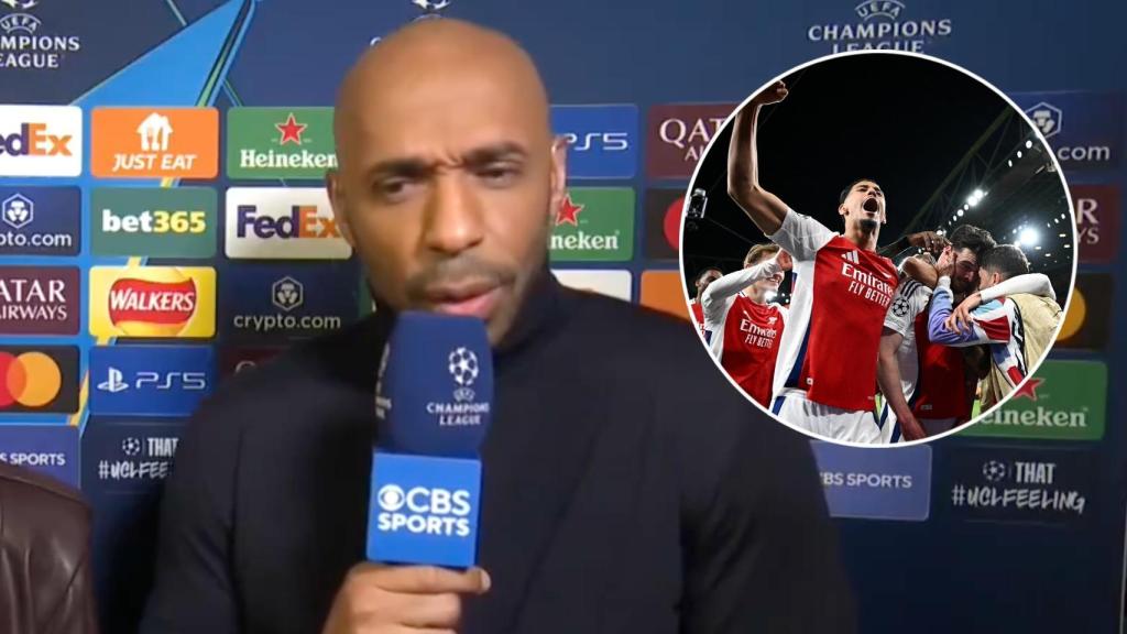 Thierry Henry, en su papel como analista de la televisión inglesa