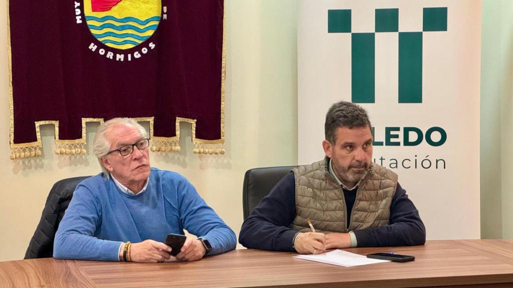 El vicepresidente de la Diputación, Joaquín Romera, y el diputado provincial, José Eugenio del Castillo.