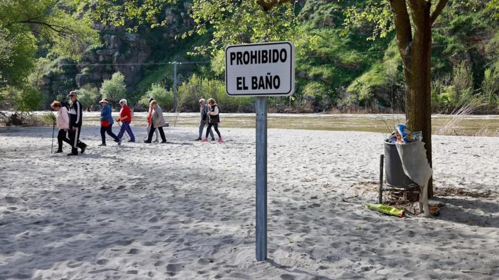'Playa de Tenerías' en las riberas del Tajo
