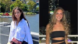 Vega Monforte e Inés Góme, dos zaragozanas en Australia.
