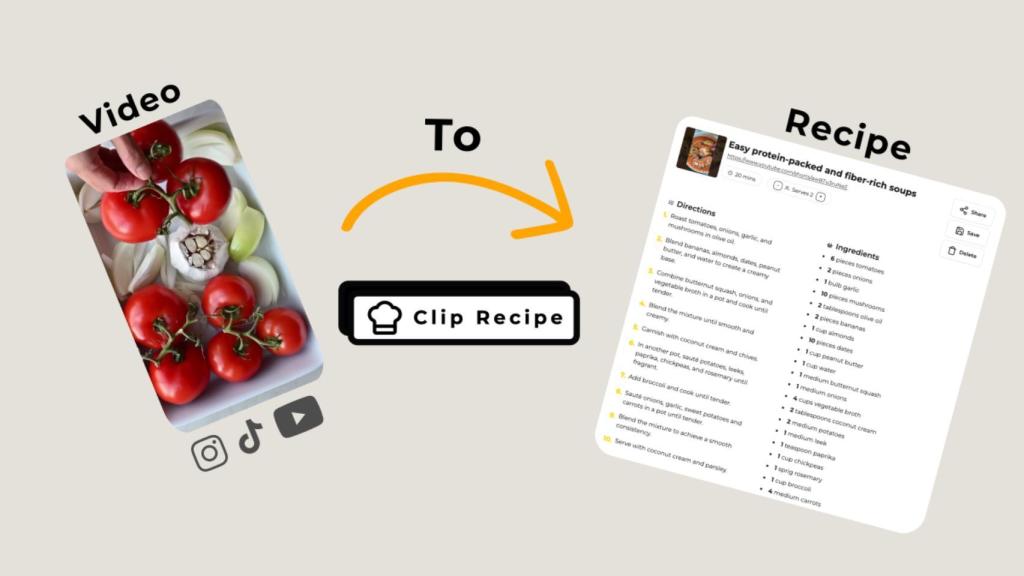 Clip recipe