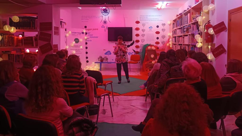 Actividad durante 'Una noche en la biblioteca'.