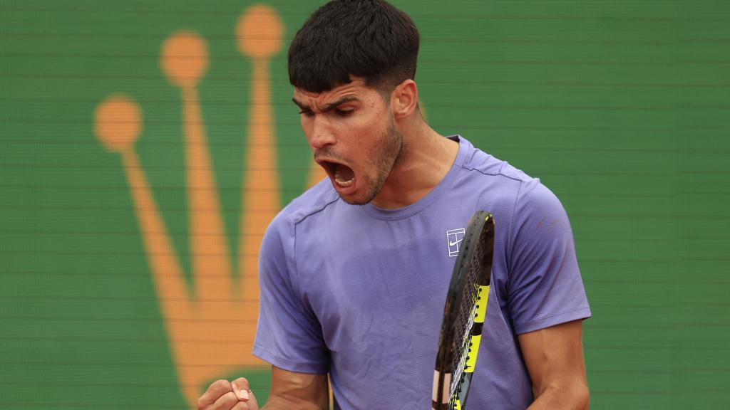 Carlos Alcaraz, en el Masters 1.000 de Montecarlo 2025