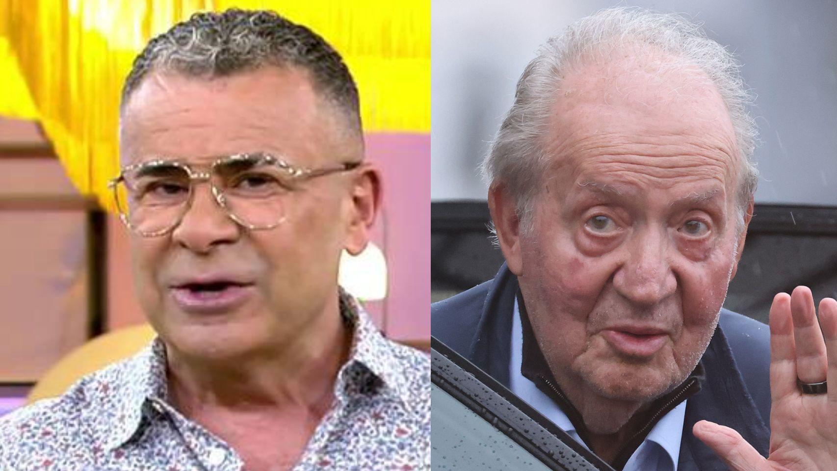 Jorge Javier Vázquez y Juan Carlos I, en un fotomontaje