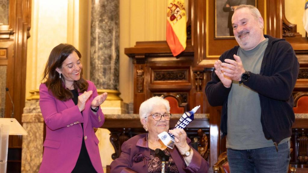 María do Carme Seijas en el acto de hoy