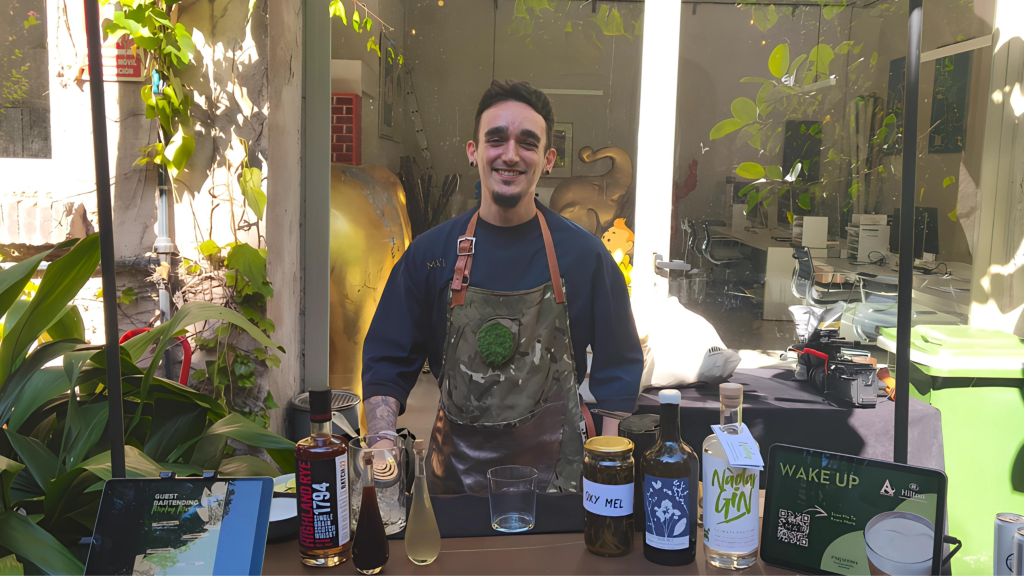 Javier Barragán en su 'stand' de Paradiso Sustainability Summit 2025.