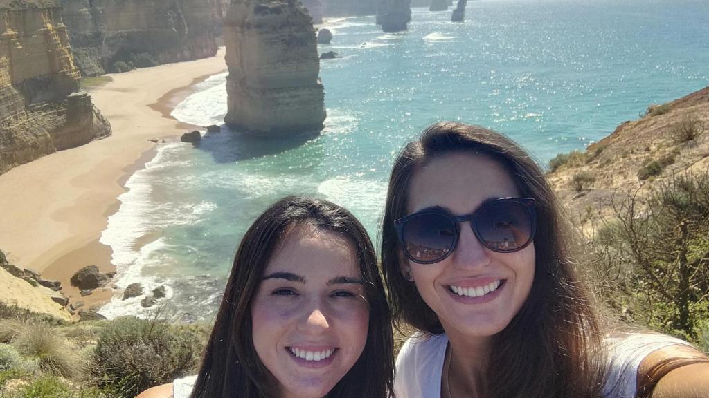Itziar Santos y Lucía Sanroman en Australia en 2017