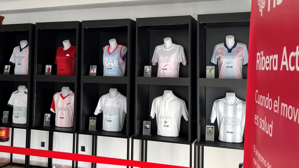 Exposición itinerante del grupo Ribera, Sentir la camiseta. EE