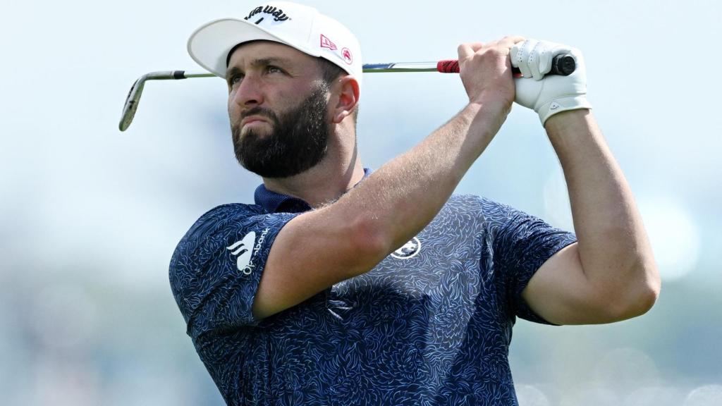 Jon Rahm, durante el LIV Golf de Singapur.