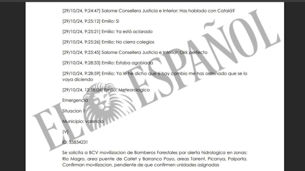 Chat de Argüeso con Salomé Pradas.