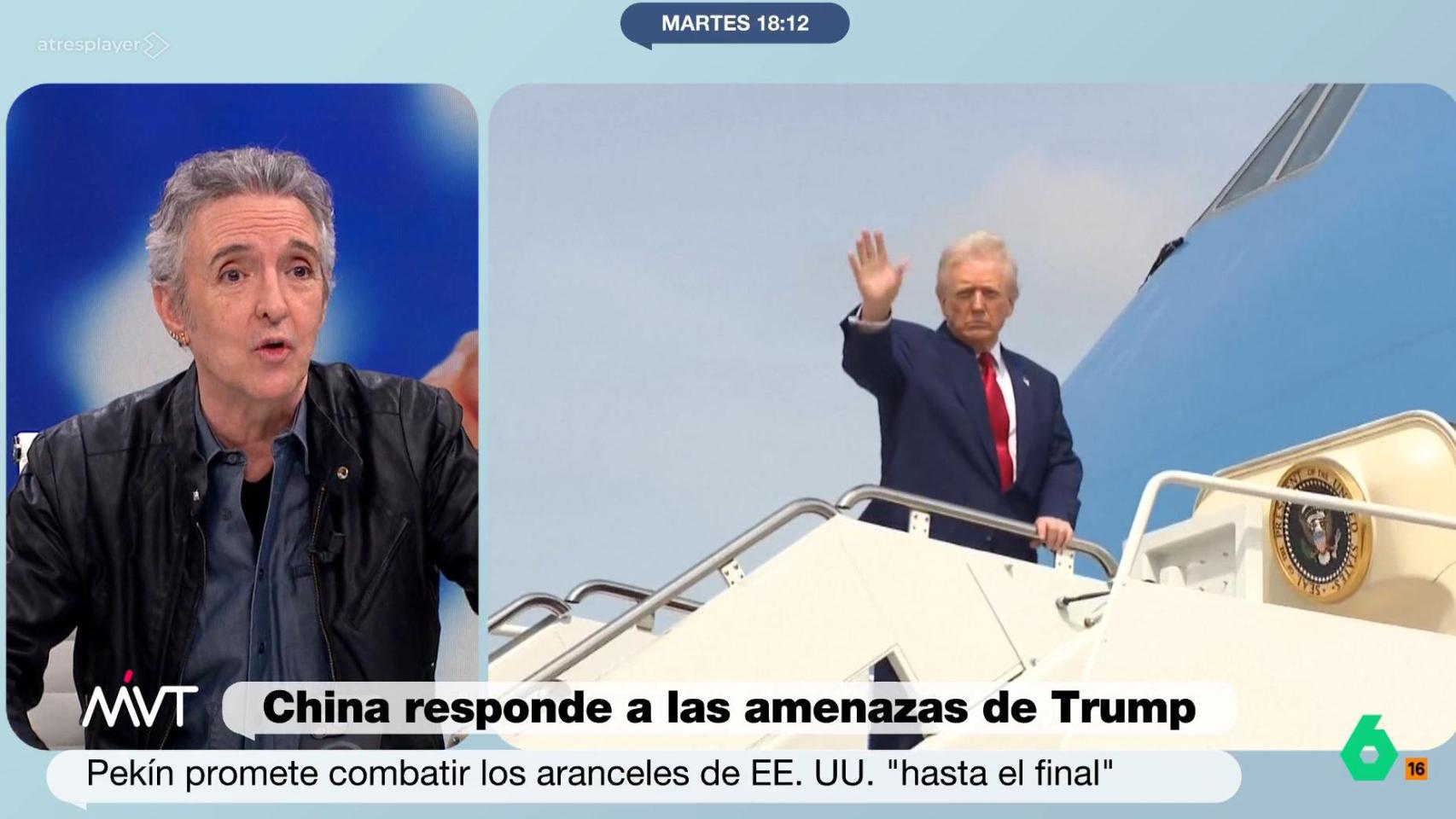 Ramoncín, durante el programa de 'Más vale tarde' este martes.