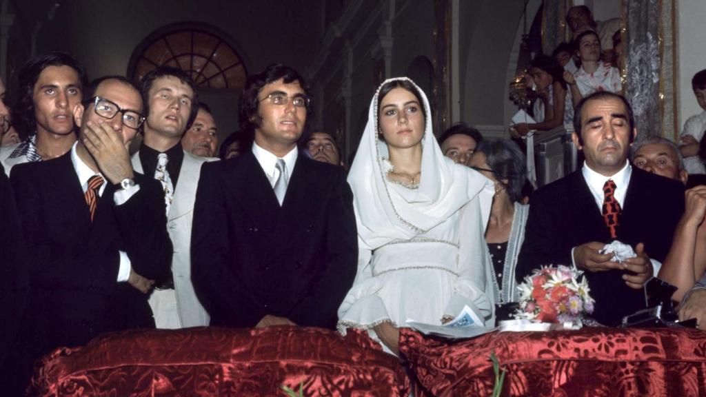 Al Bano y Romina el día de su boda.