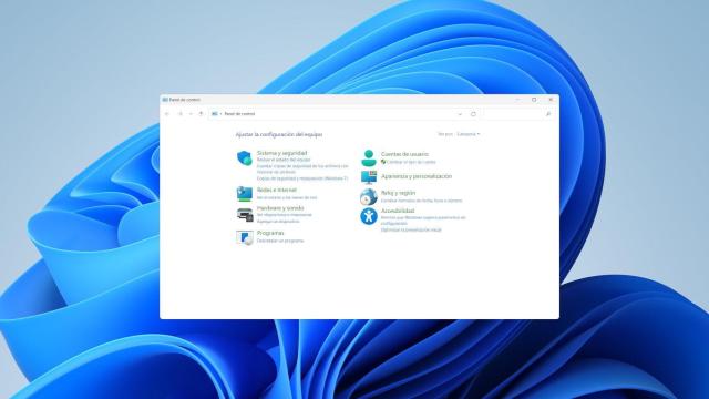 El Panel de Control en Windows 11