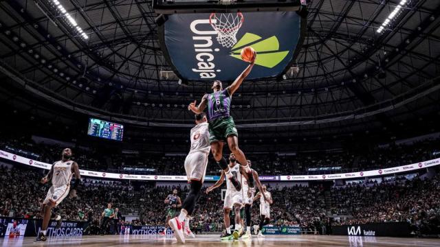 Kameron Taylor durante el Unicaja vs. Galatasaray de la BCL