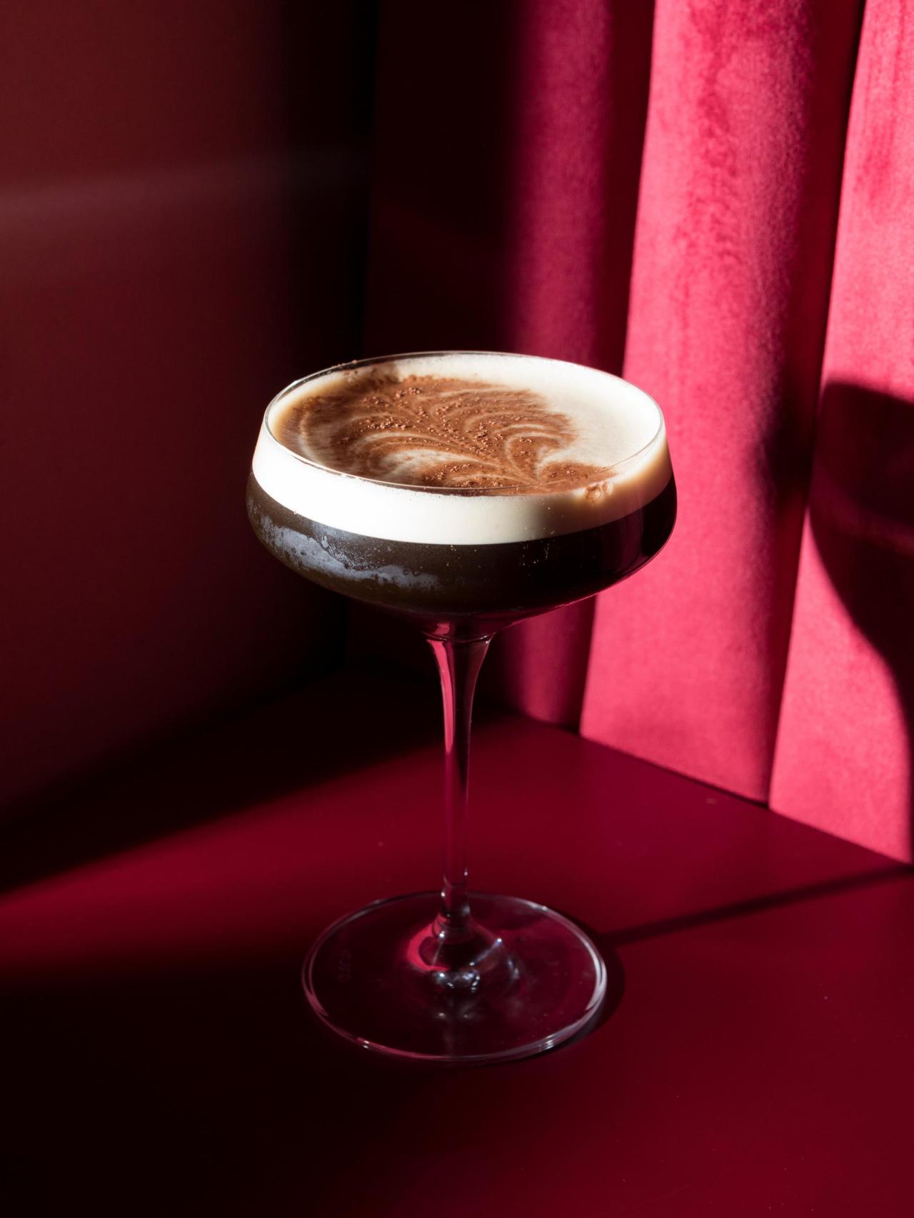 Espresso Martini elaborado en Macera Trafalgar.