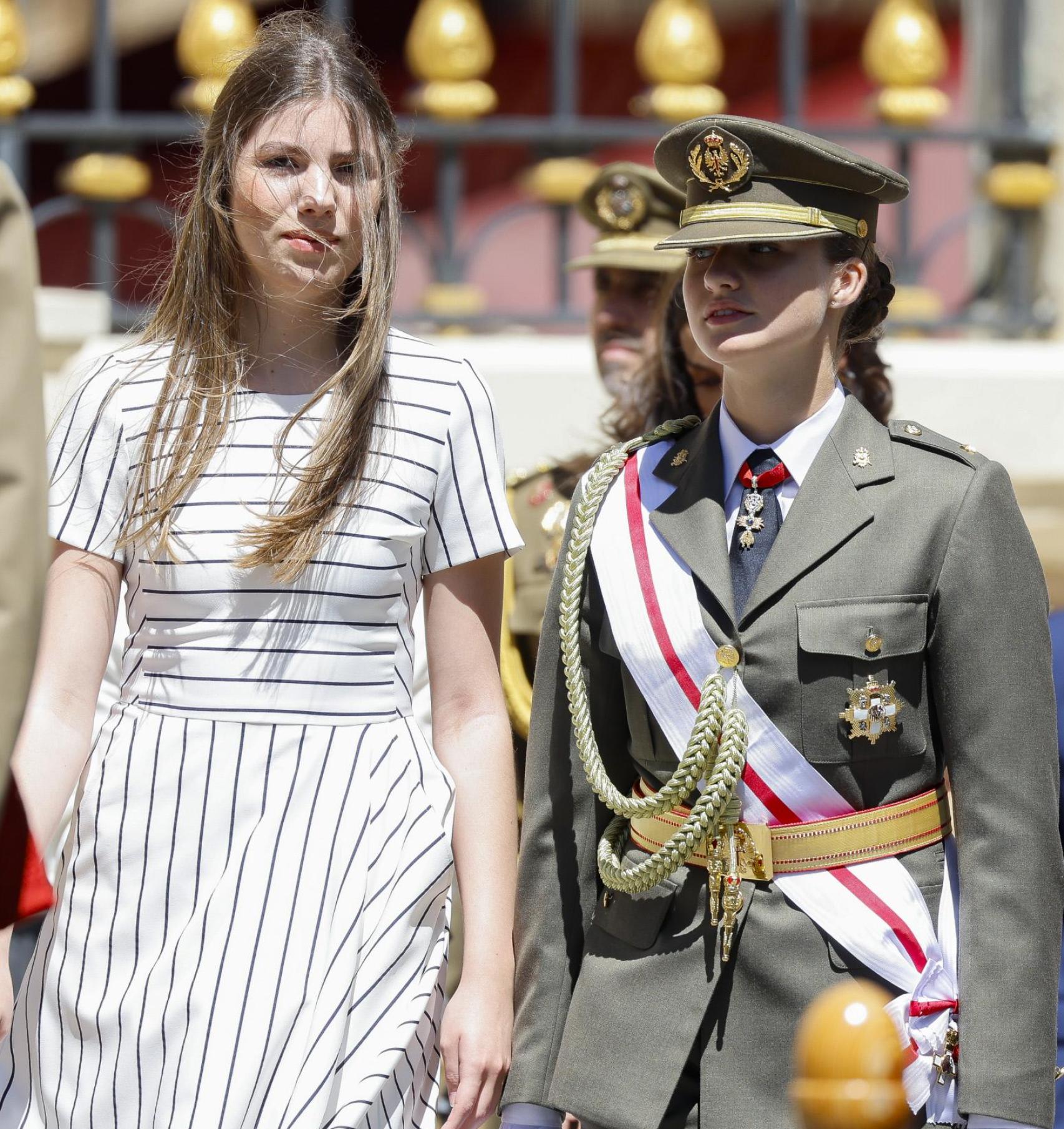 Sofía no seguirá los pasos castrenses de Leonor.