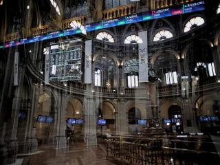 Interior del Palacio de la Bolsa de Madrid