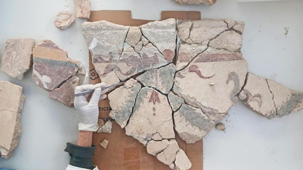 Imagen de algunas de las pinturas.