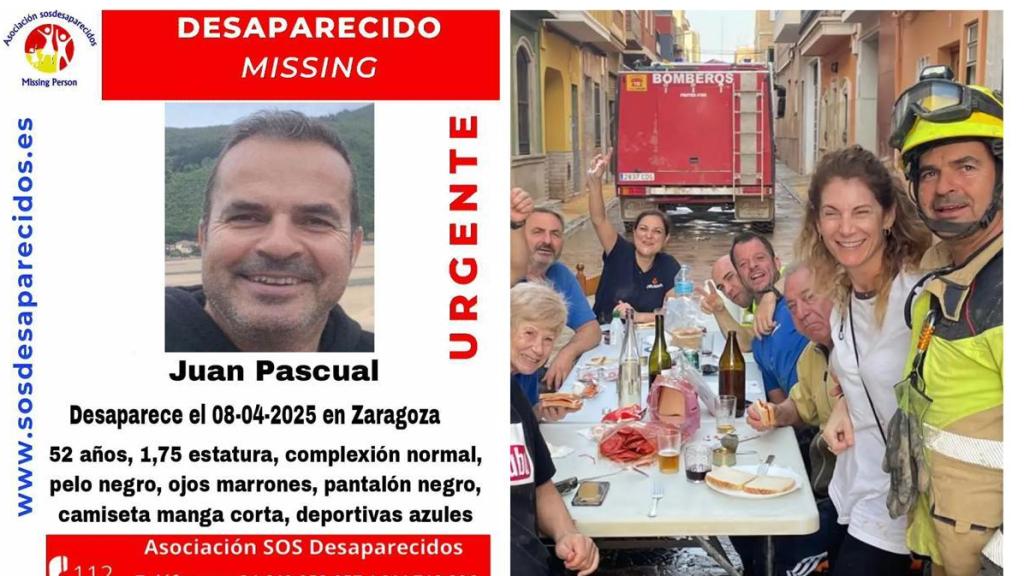 Juan Millán, durante la ayuda a las víctimas de la dana.