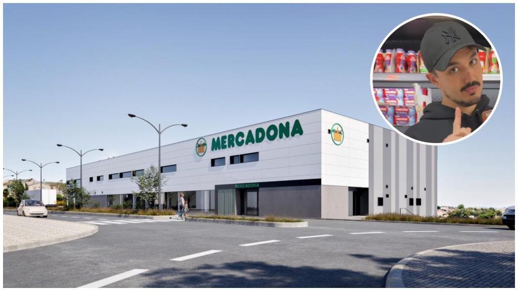 Fachada de Mercadona y Carlos Ríos.