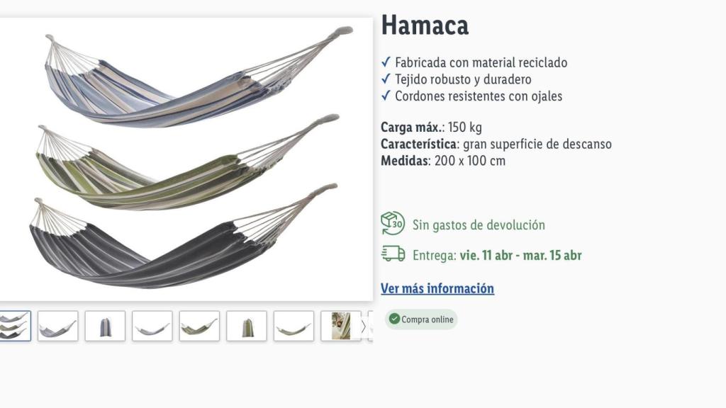 Hamaca.