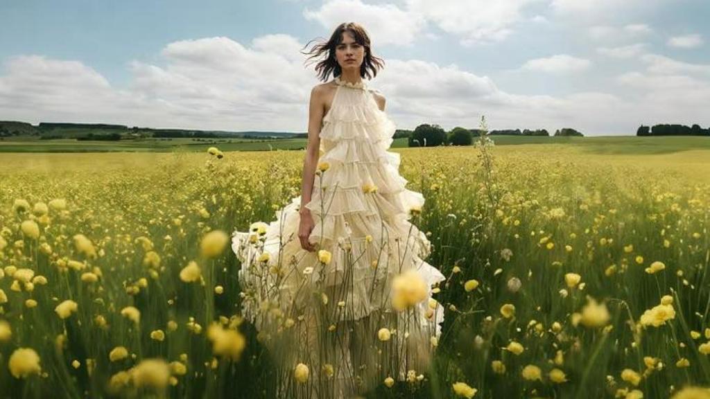 Foto de una de la colección bajo demanda creada con inteligencia artificial de Desigual.