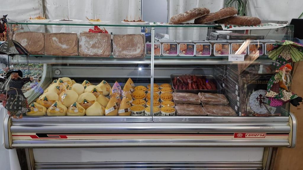 Uno de los ocho puestos de la feria.