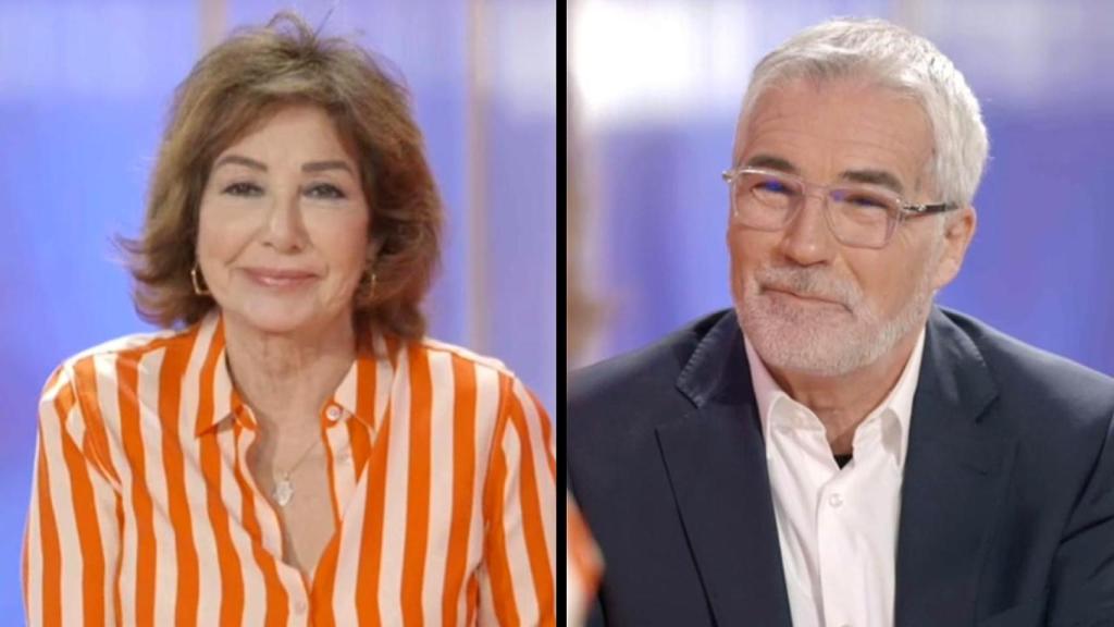 Ana Rosa Quintana y David Cantero, en un fotomontaje de BLUPER.