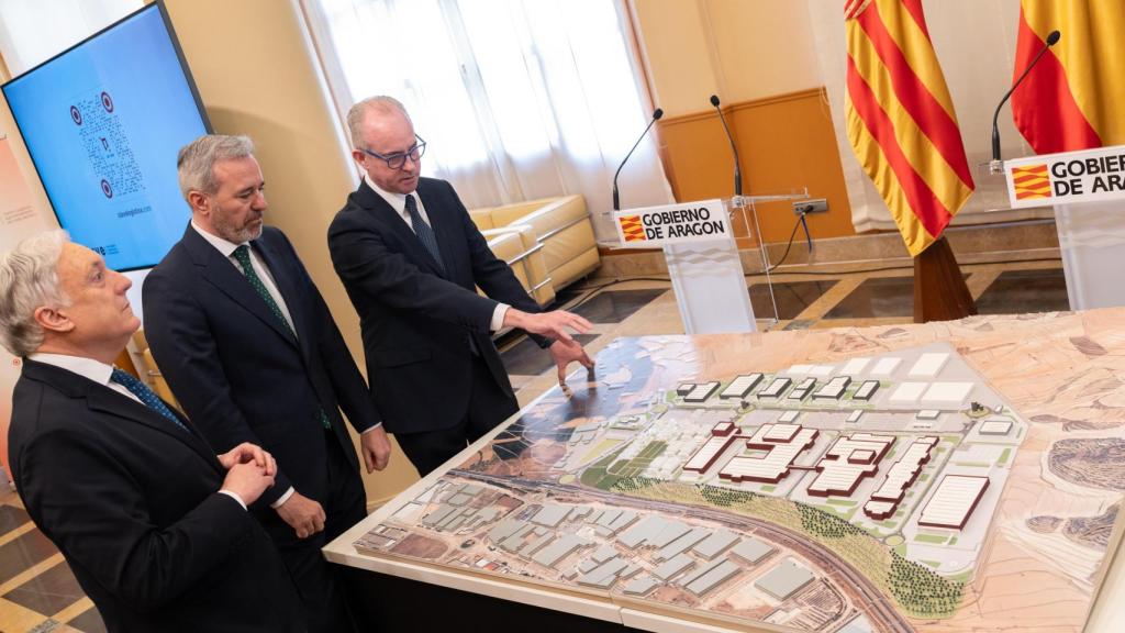 Presentación del proyecto 'Clave' en la sede del Gobierno de Aragón
