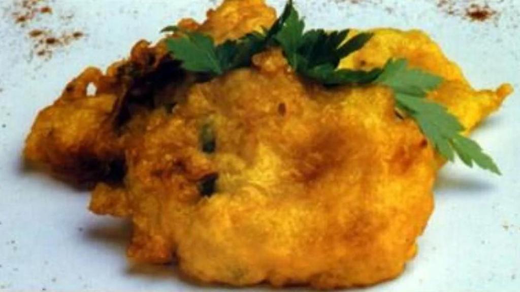 Tortillita de bacalao.