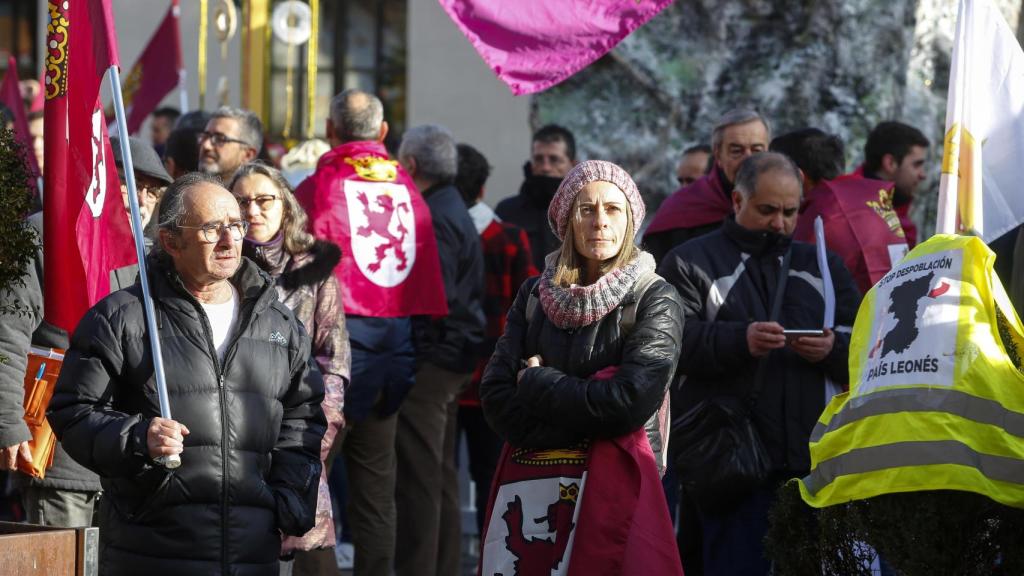 Imagen de archivo de una manifestación por la autonomía leonesa