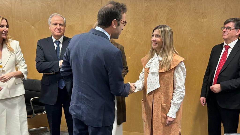 El ministro Carlos Cuerpo y la vicepresidenta Mar Vaquero