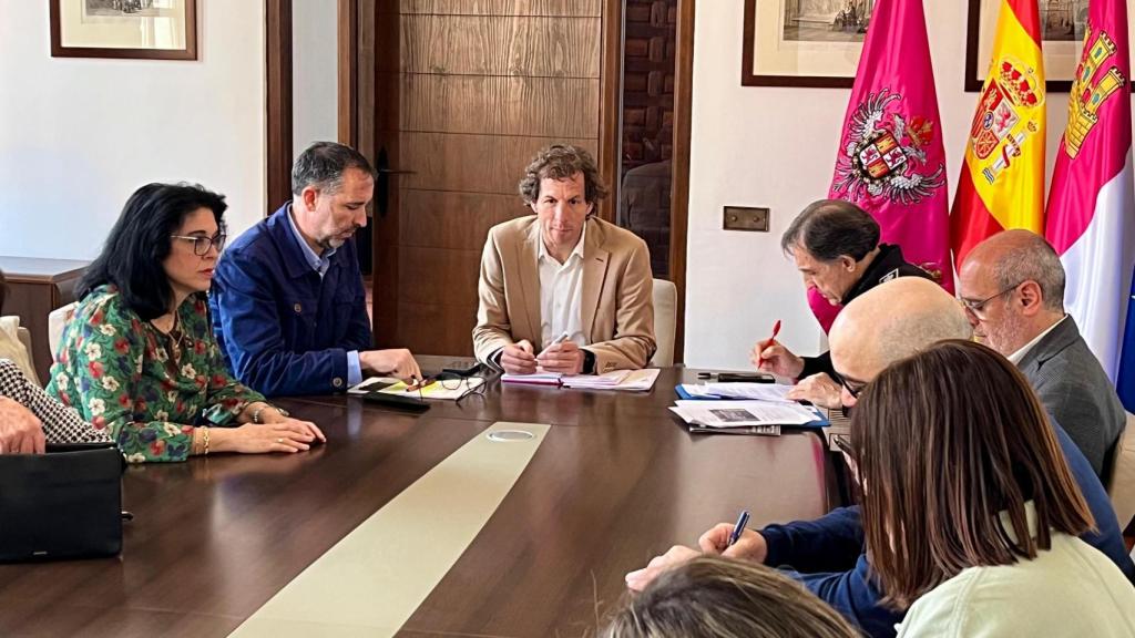Reunión del concejal de Movilidad con vecinos del Casco de Toledo