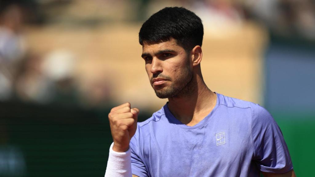 Carlos Alcaraz, en el Master 1.000 de Montecarlo 2025