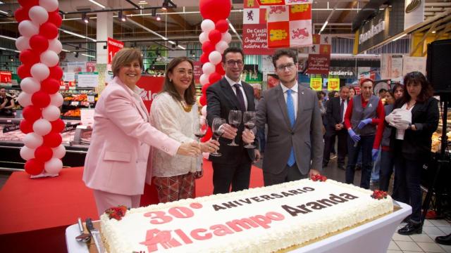 Celebración del 30 aniversario de Alcampo Aranda, este jueves