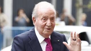 El emérito Juan Carlos el boda de José Luis Martínez-Almeida y Teresa Urquijo.