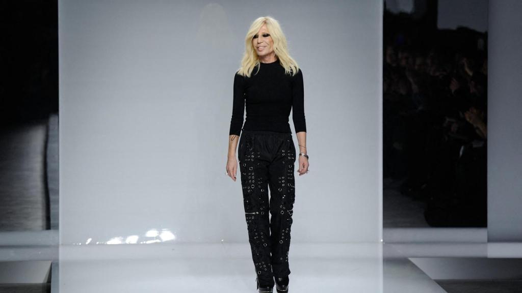 Donatella Versace, en una foto de archivo.