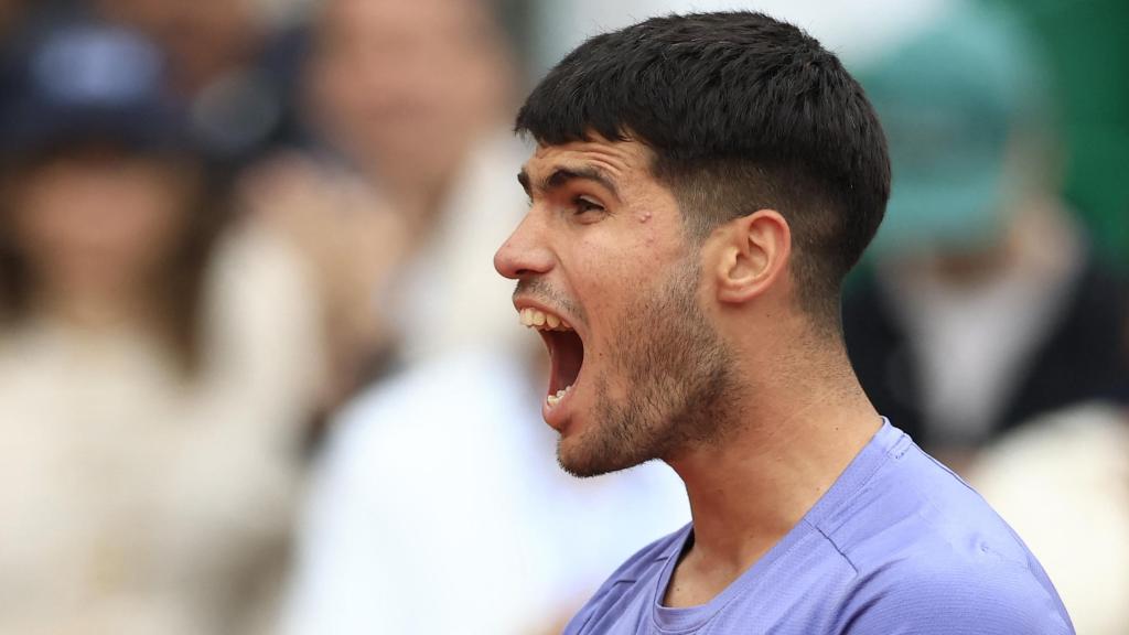 Carlos Alcaraz, en el Masters 1.000 de Montecarlo.