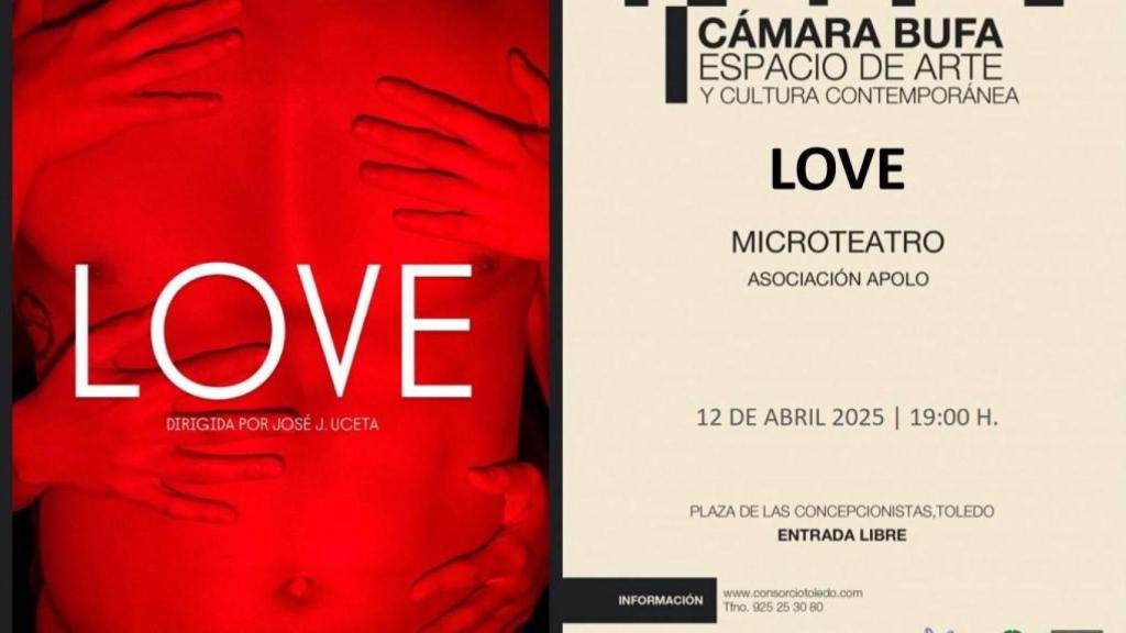 Cartel LOVE - Microteatro.
