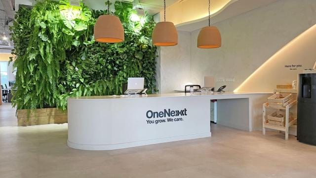 Interior de uno de los centros de oficinas de OneNext.