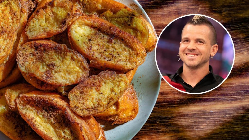 Un plato de torrijas.