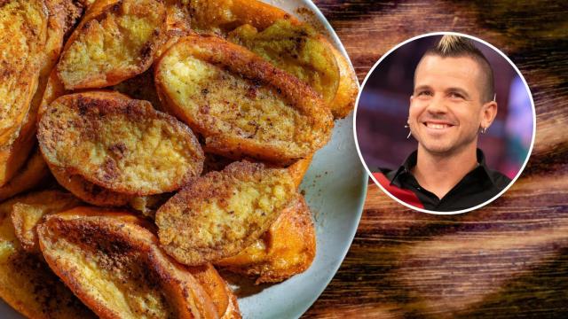 Un plato de torrijas.