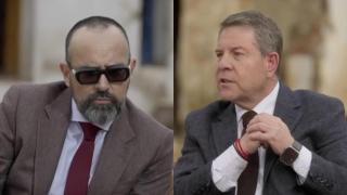 Risto Mejide y Emiliano García-Page en la promo de 'Viajando con Chester'.