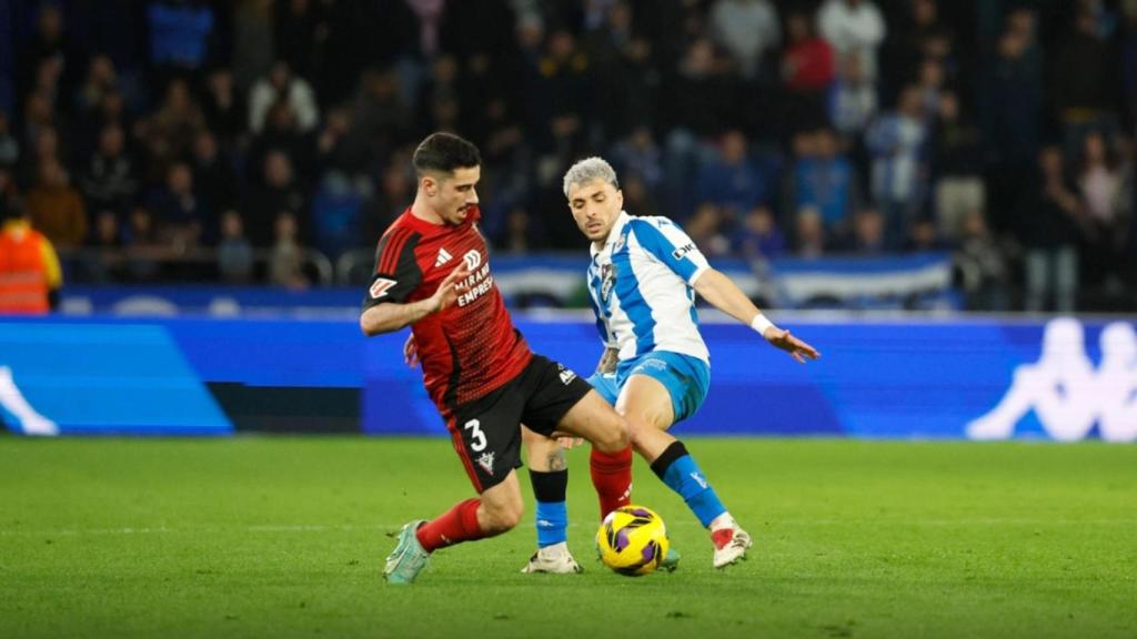 Deportivo - Mirandés en Riazor el último partido de 2024